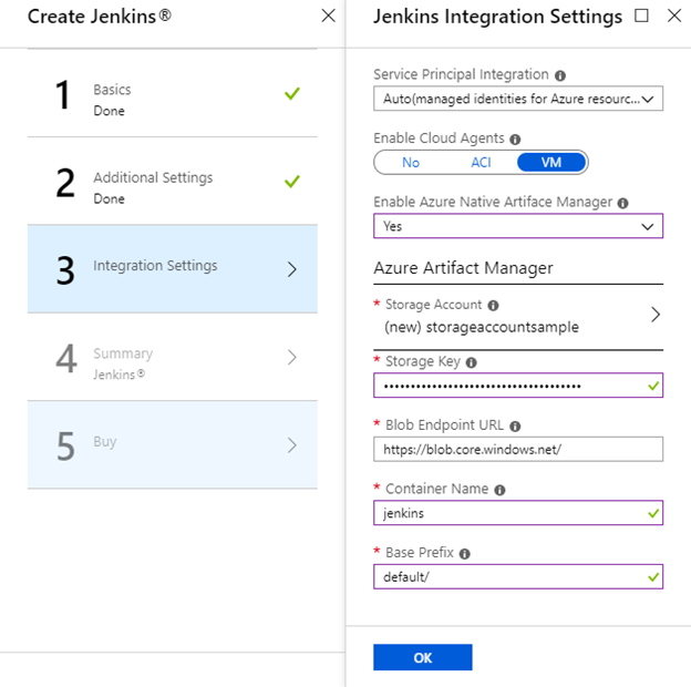 3.integration setting azure